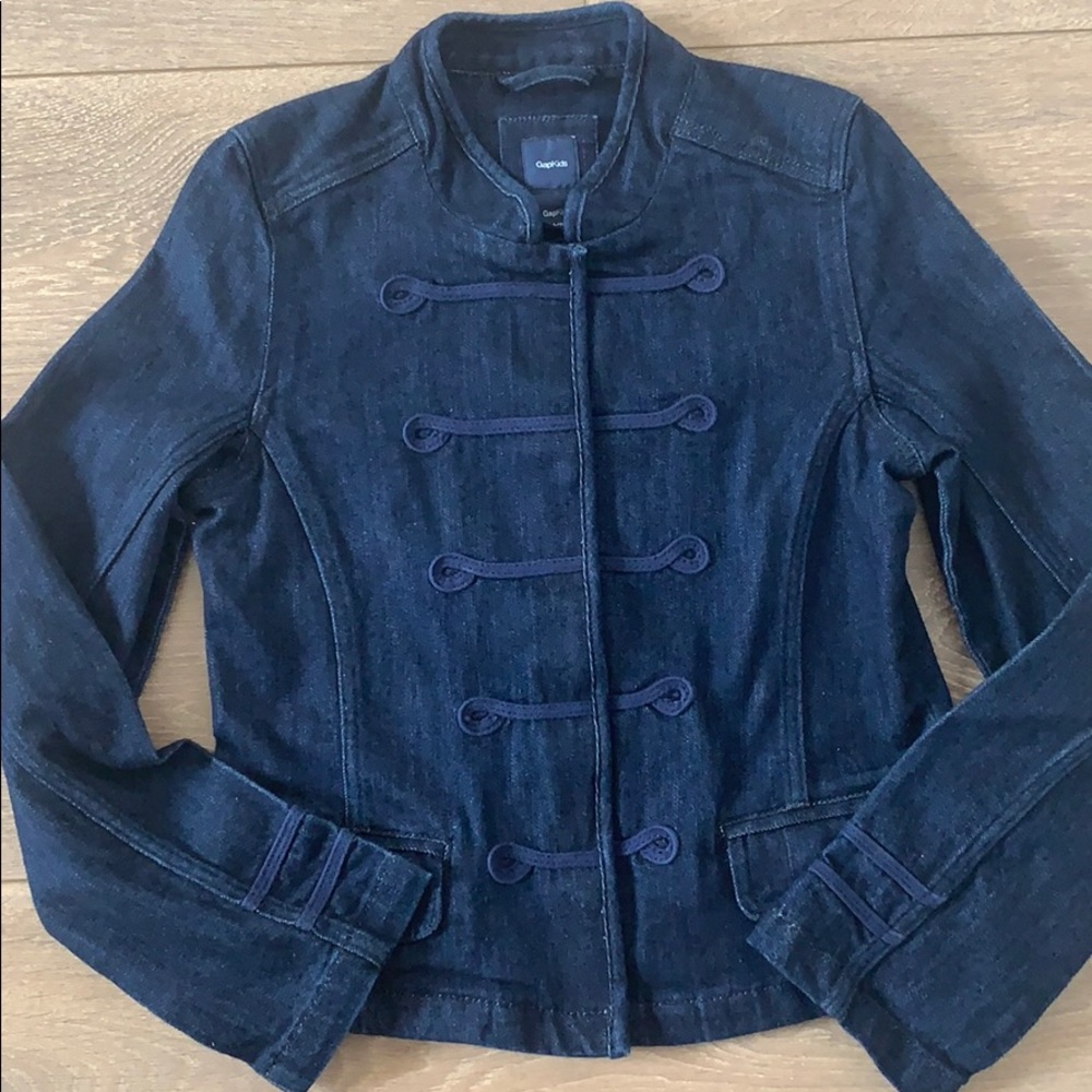 Gap Kids chinoisserie style Jean jacket L (10)